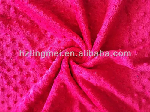 Hot Stamping Custom Made Coral Fleece Fabric For Home Textiles