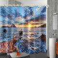 peva printing modern shower curtains