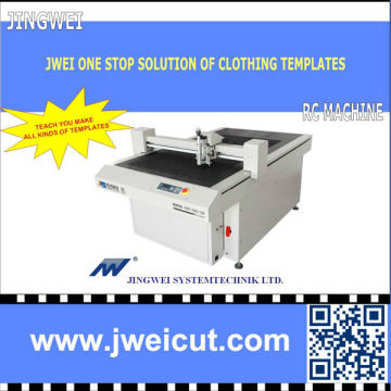 JWEI RC apparel template cutting machine