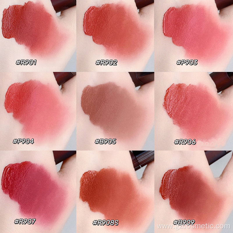 Moisturizing matte satin lip glaze