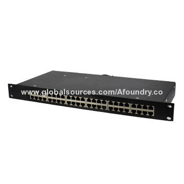 24-port PoE Midspan Injector with 10/100/1000Mbps RJ45 Port