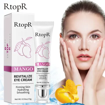 RtopR Mango Anti-Wrinkle Eye Cream: Anti-Aging, Moisturizing, Anti-Puffiness, Dark Circle Firming Skin Care