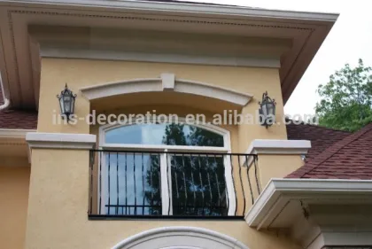 Western design stone door window frame