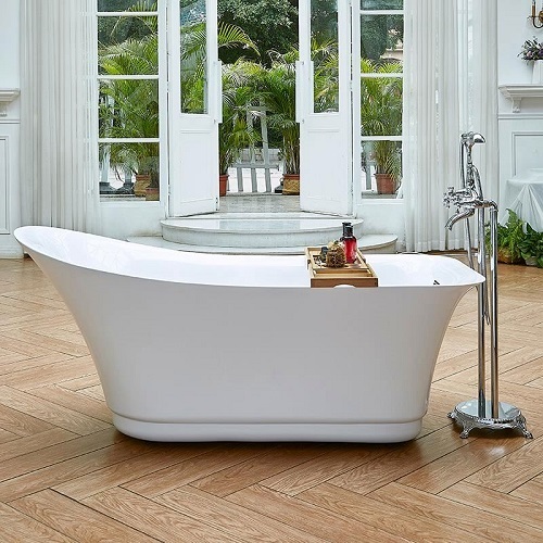 Freestanding Bathtub With Soaking Function