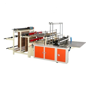 High-Speed Automatic Double Line Bottom Sealing Plastic Flat Bag Making Machine: Efficient Packaging Solution