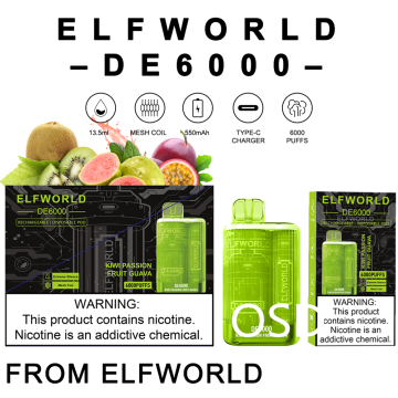 USA Großhandel Elf World 6000Puffs Disposable Vape