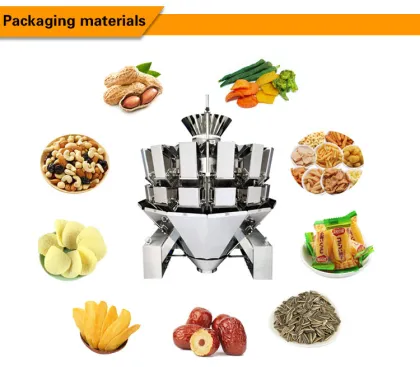 Automatic Multi-Head Weigher for Dried Cranberries and Cheetos Snack Packing