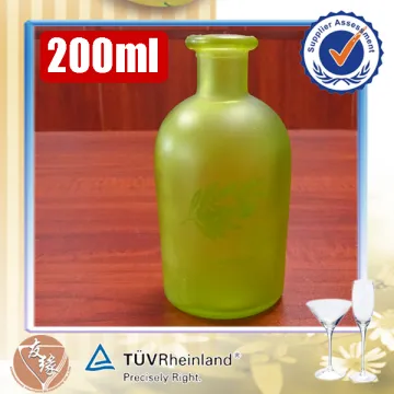 Fancy Green Round Cork Glass Aroma Diffuser Bottle 20cl