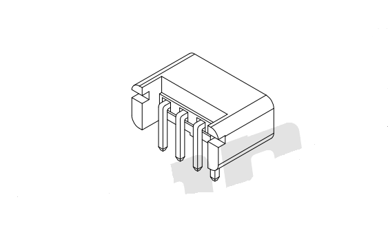 Sê-ri kết nối wafer 2,50mm 90 ° AW2511R-XP