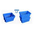 Stackable and Nestable Plastic Shipping Crate
