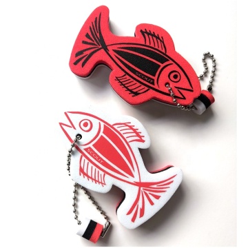 Forme de poisson de logo personnalisé Eva Foam Keynchain - Chine Gooda Factory