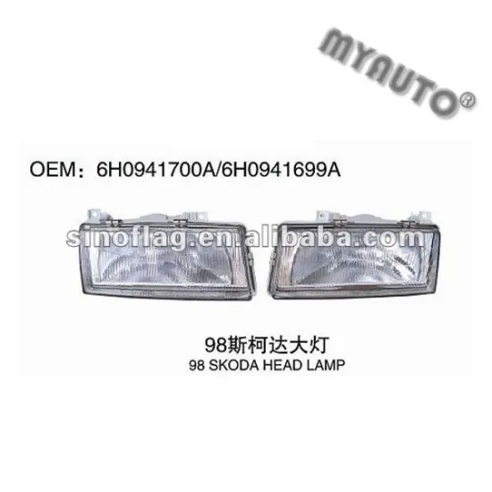 Used Head Lamp for Skoda Octavia 98 6H0941700A