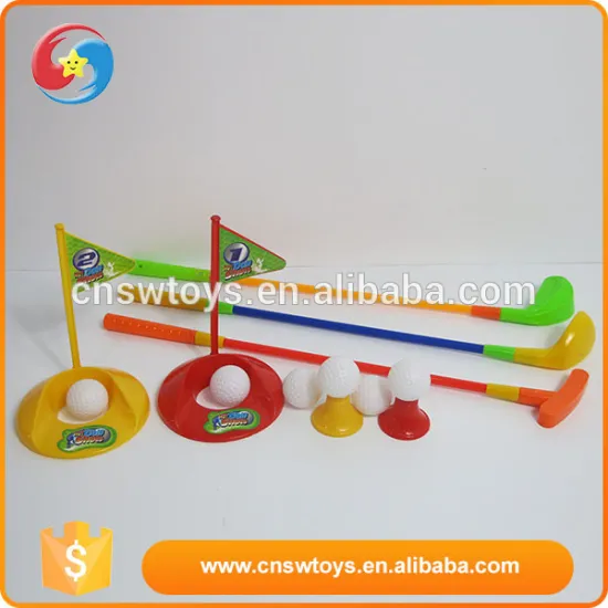 Hot sale sport game mini plastic play set golf toy for kids