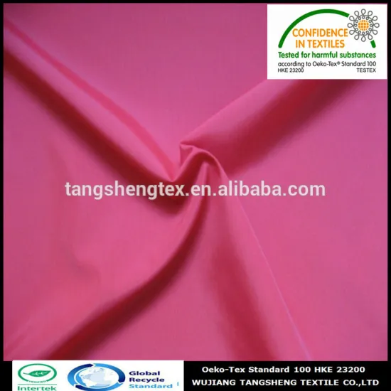 100%Recycled PET plaid pongee fabric/Jacquard plaid fabric