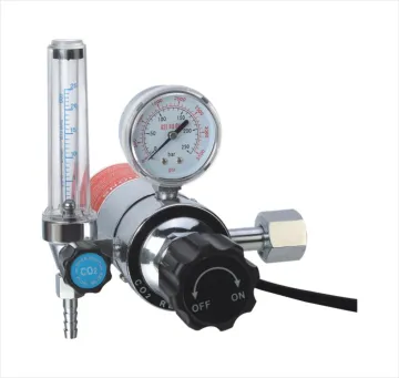 2021 UWELD Full Brass Body and Chrome-Plated Bonnet CO2 Regulator with Heater