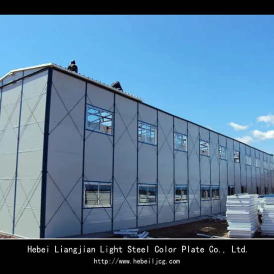 China Cheap modular building galvanized steel construction workshop