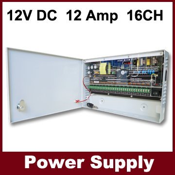 0-12v adjustable power supply with 16ports output