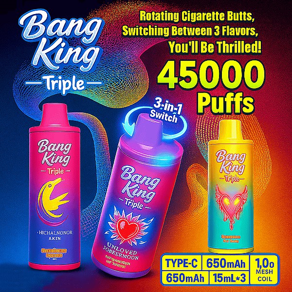 Bang King 45k 3in1 Vape Borong