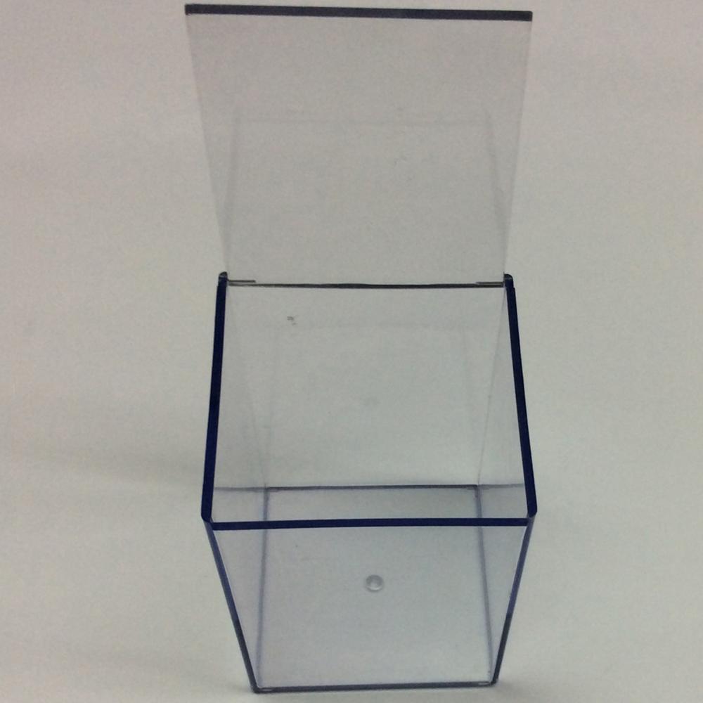 Plastic display storage box