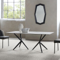 Modern White Rock Plate Unique Shape Dining Table