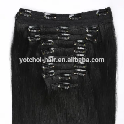 Yotchoi Hair Beauty Hair Products Brazilian Virgin Hair Clip In Extension