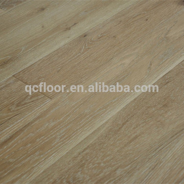 multi-layer white washed 12mm oak parquet wood flooring