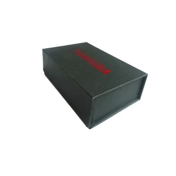 Black Magnetic Large Cardboard Box with Logo