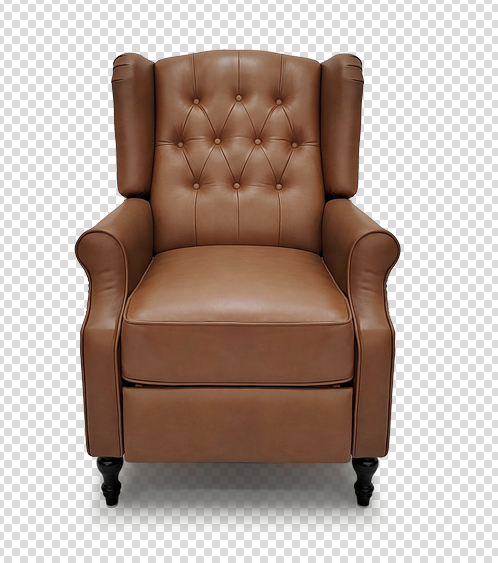 Tiltable backrest tiger chair