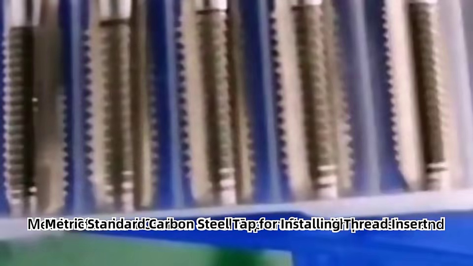 HSS6542 Die Metric Standard Carbon Steel Tap for Installing Thread Inserts