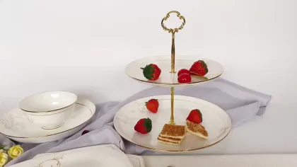 2020 hot sale crockery set tableware ceramic fine bone china dinnerware sets tableware luxury porcelain