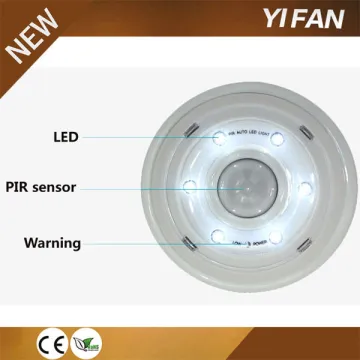 Led Light Dector 6 LED Light Housing For Pir Sensor