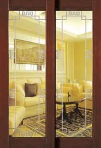 wood solid wooden door fancy door