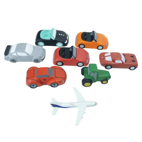 Custom Logo PU Foam Car Shaped Stress Ball SUV - Antistress Toy for Promotional Gifts