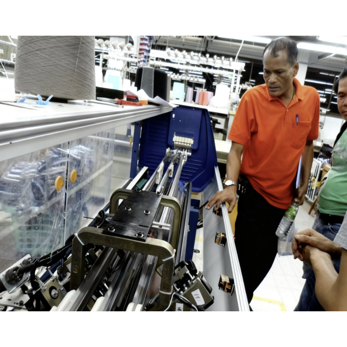 دستگاه بافندگی تخت یقه