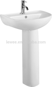 2015 new design Ceramic bathroom sanitary ware Pedestal Basin