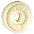 Roda de caminhão hidráulica manual de nylon branco