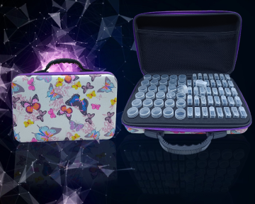 70 Bottles Of Diamond Painting Beads Storage Bag