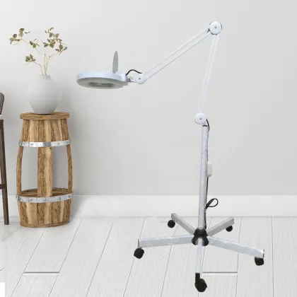 Five-Legged Adjustable Magnifying Home Beauty Salon Floor Lamp