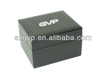mens rectangular hinged tin box with leather