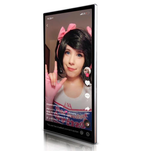 หน้าจอสัมผัส LCD สตรีมมิ่งถ่ายทอดสด 65 นิ้ว