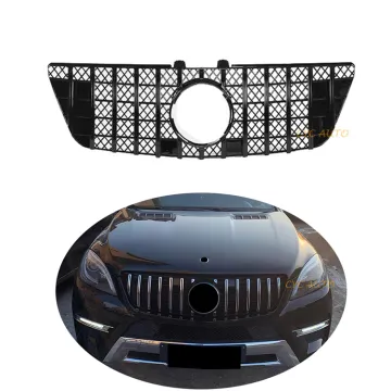 ML164 Chrome GT Style Front Grille for Mercedes Benz ML CLASS W164 X164 2005-2008