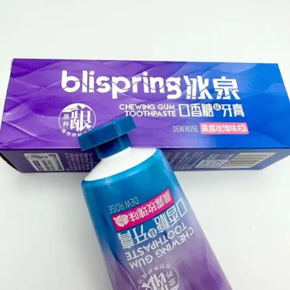 100g rose flavor Chewing gum toothpaste