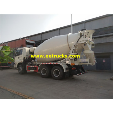 9000 liters 10 Wheel Transit Mix Concrete Trucks