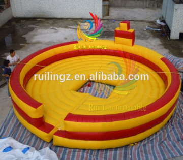 colorful inflatable bull mattress, bull riding mattress, rodeo riding mattress for sale