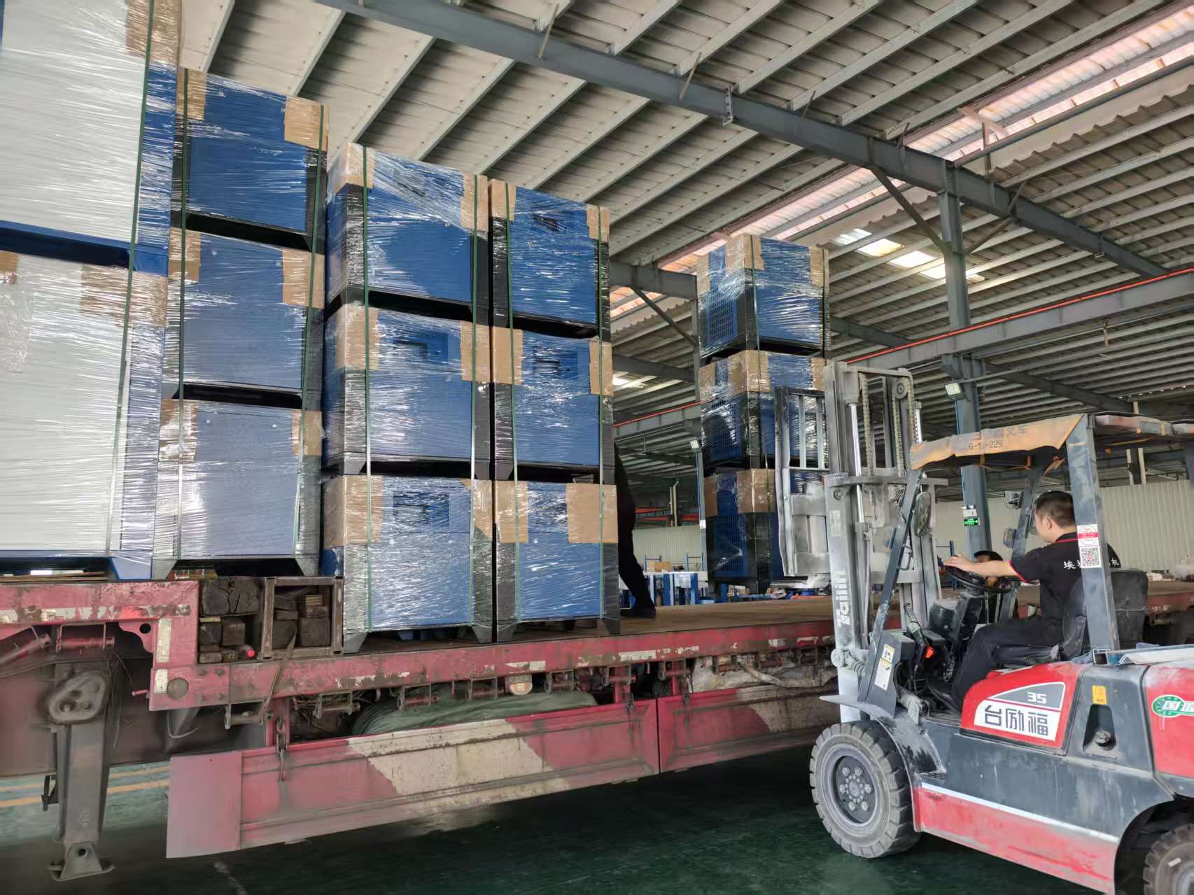 Air compressor shipment