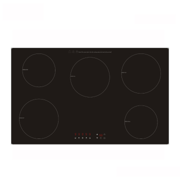 2024 New Design Custom Built-in Induction Cooktop with Touch Screen, 5 Plate Burner Electric Stove