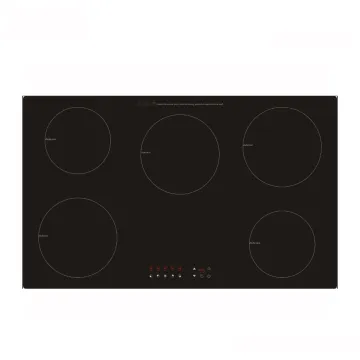 2024 New Design Custom Built-in Induction Cooktop with Touch Screen, 5 Plate Burner Electric Stove