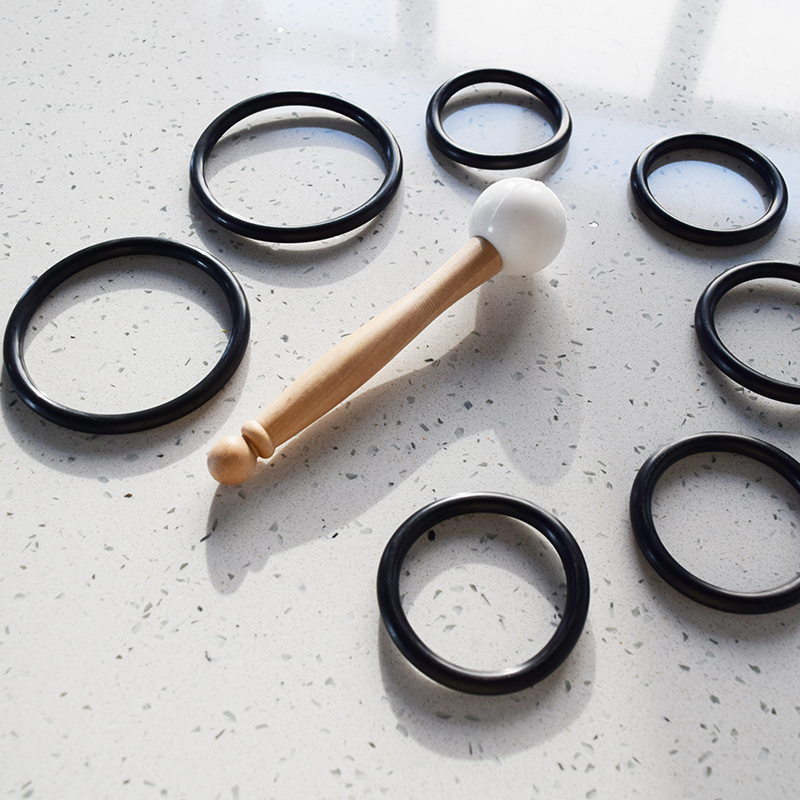 Rubber O-rings for Crystal Singing Bowl