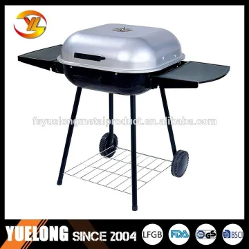 Hamburger Shaped Barbecue Grill, Outdoor Charcoal Barbeque Grill