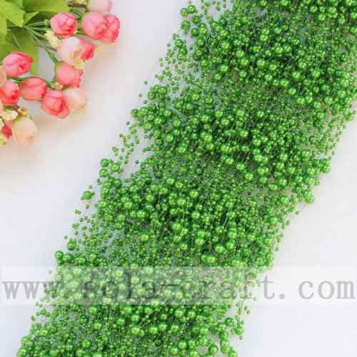 Vendita calda verde scuro Cina all&#39;ingrosso produttore di ghirlande di perline di perle rifilatura di alta qualità